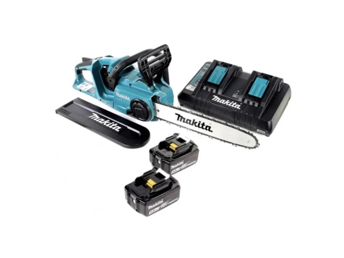 Аккумуляторная пила цепная MAKITA LXT DUC353PT2 (2 АКБ 5Ач + ЗУ)
