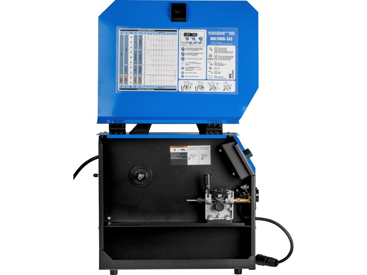 Полуавтомат сварочный Solaris MULTIMIG-245 (MIG/FLUX/SPOT/MMA/TIG)