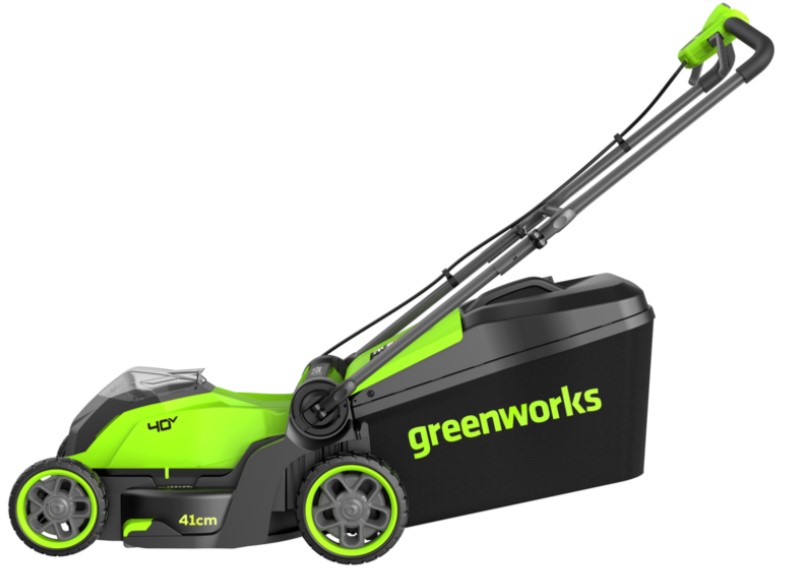 Аккумуляторная газонокосилка Greenworks GD40LM411K4 40V (АКБ+ЗУ)