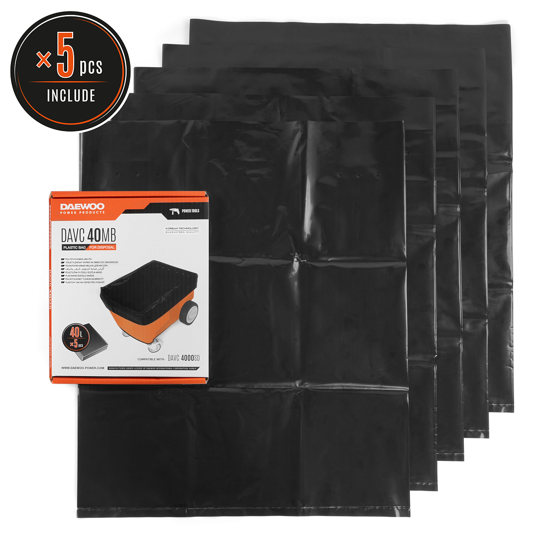 Мешок для мусора полиэтиленовый DAEWOO DAVC 40MB для DAVC 4000S