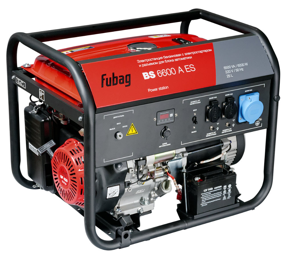 Генератор бензиновый FUBAG BS 6600 A ES
