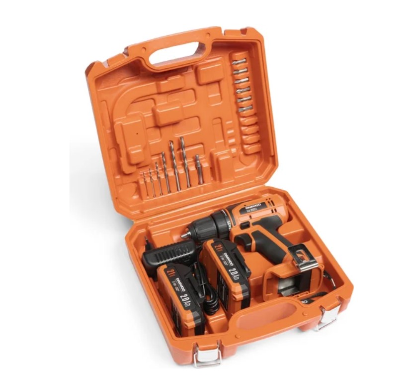 Аккумуляторная дрель-шуруповерт DAEWOO DAA 2122Li SET (АКБ и ЗУ)