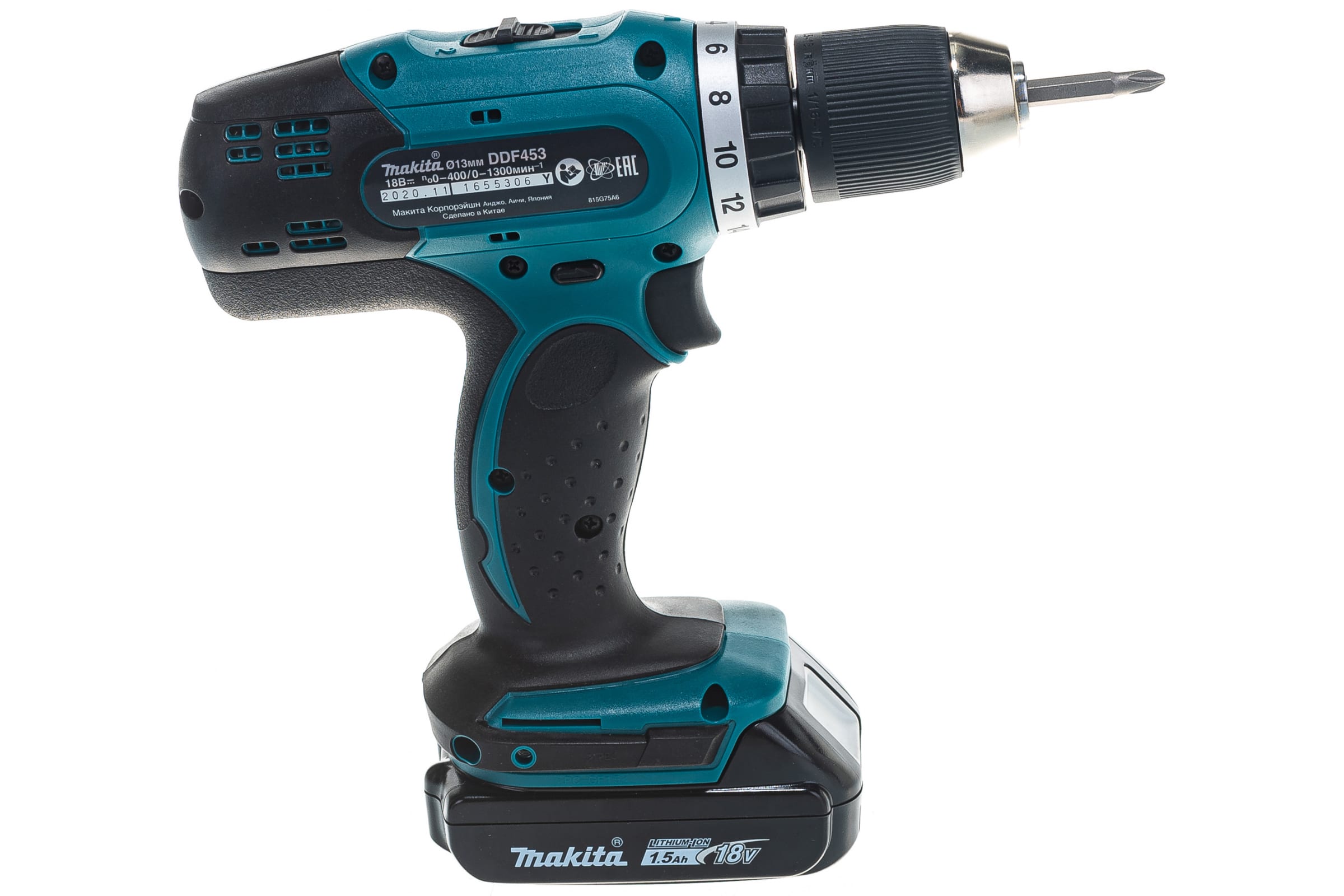 Аккум. дрель-шуруповерт MAKITA DDF 453 SYX5 в кор.