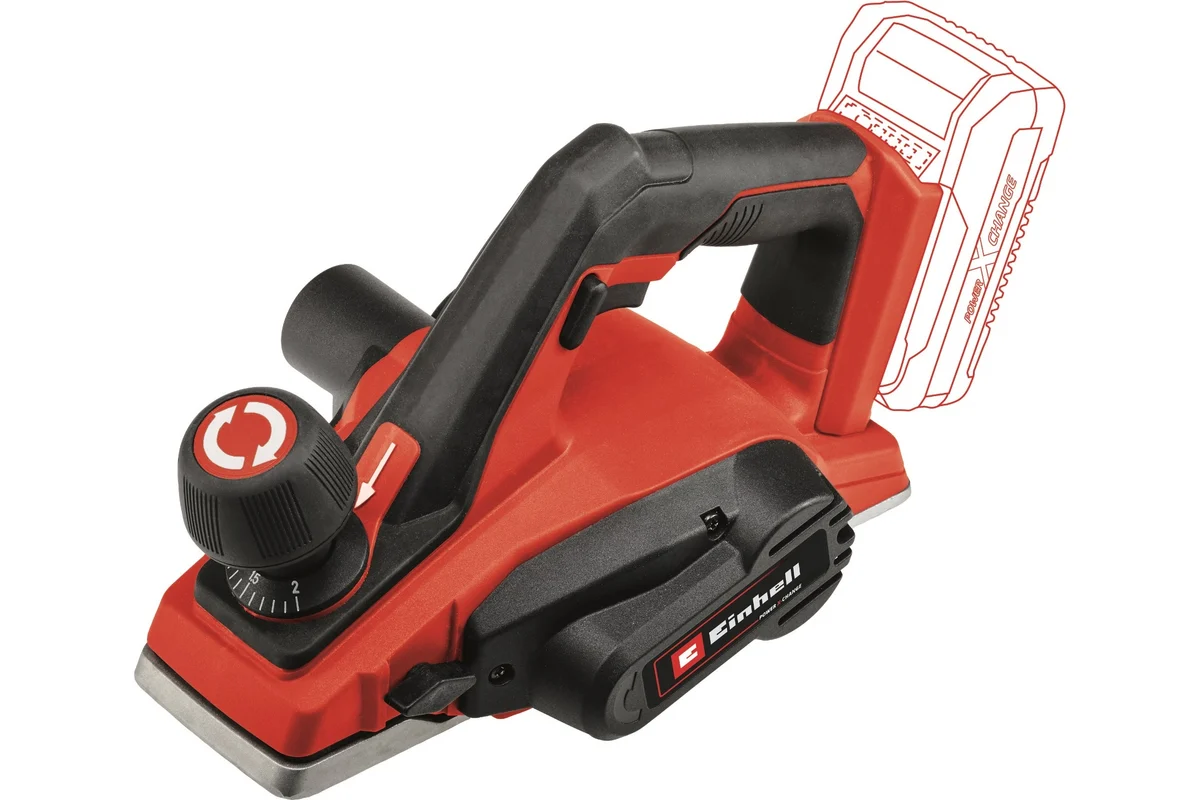 Рубанок аккумуляторный Einhell TE-PL 18/82 Li - Solo