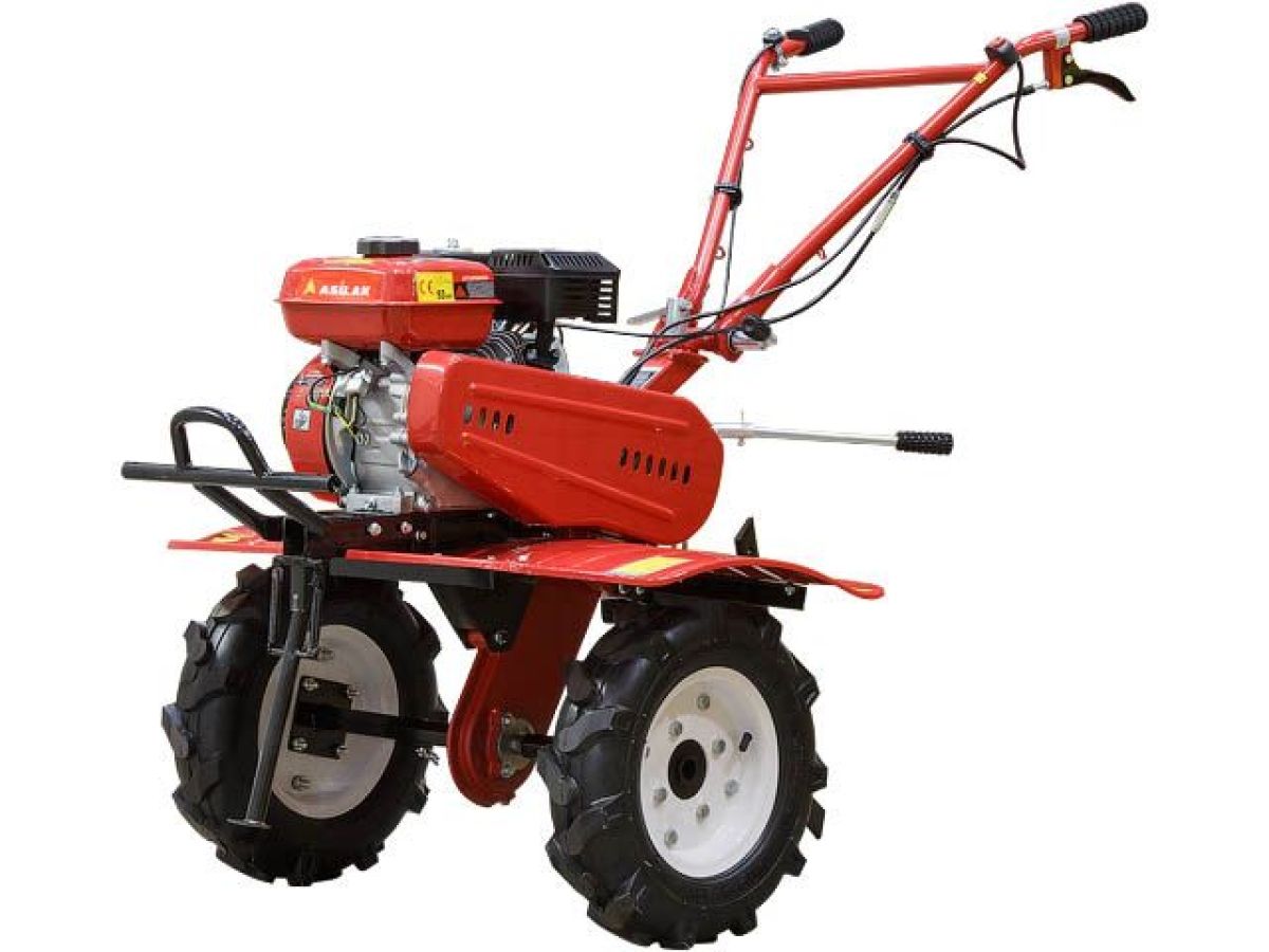 Культиватор бензиновый ASILAK SL-85B + колёса 4.00-10