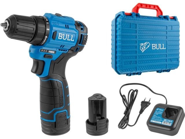 Аккум. дрель-шуруповерт BULL SR 1203 в чем.