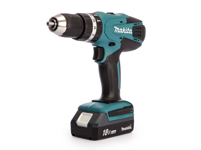 Аккумуляторная ударная дрель-шуруповерт MAKITA HP 457 DWE в чем.
