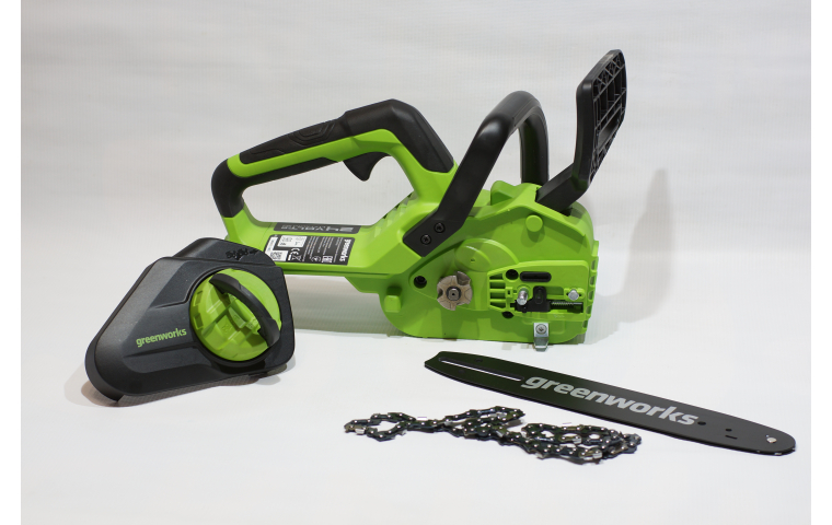 Пила цепная аккумуляторная Greenworks G24CS25 24В
