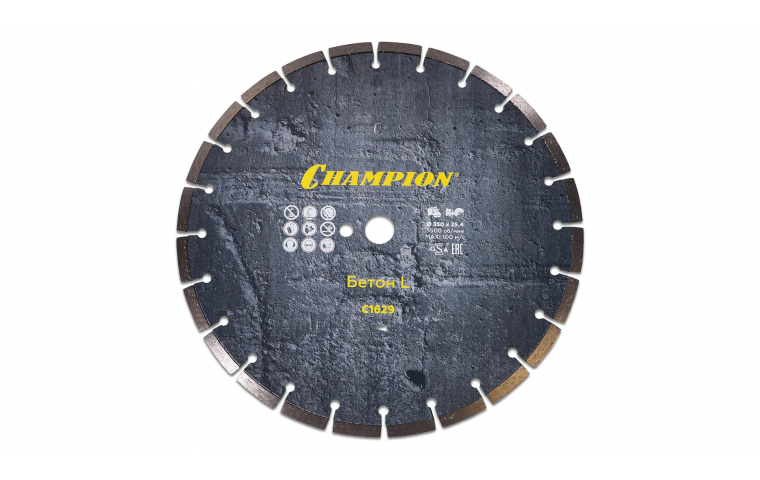 Диск алмазный CHAMPION бетон L 350/25,4/10 Concremax