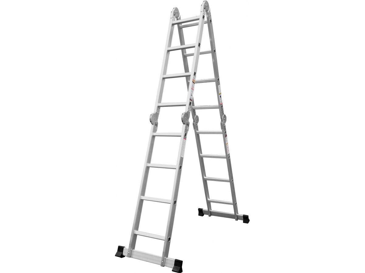 Лестница алюм. многофункц. 4х4 ступ. (228см/460см) 13кг STARTUL