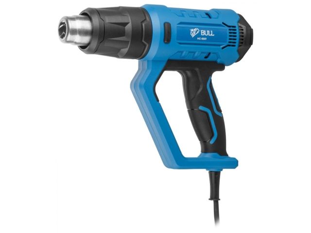 Термовоздуходувка BULL HG 6501 в чем. + набор сопл