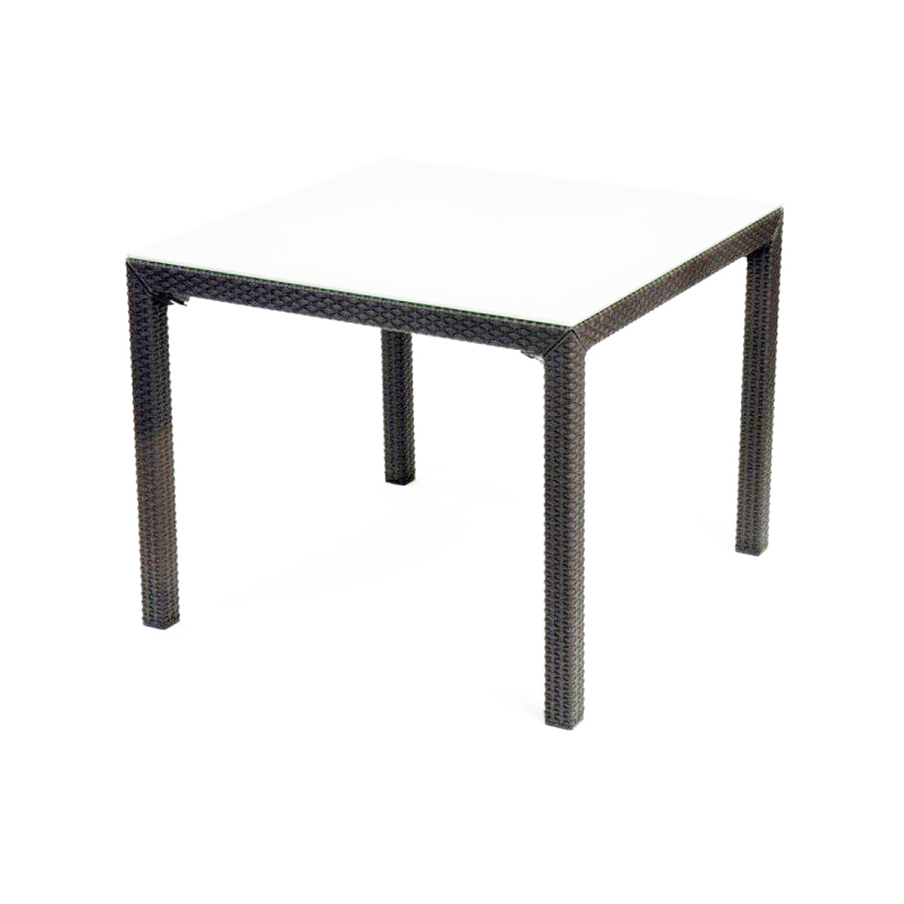 Стол уличный со стеклом Keter Sumatra (коричневый)