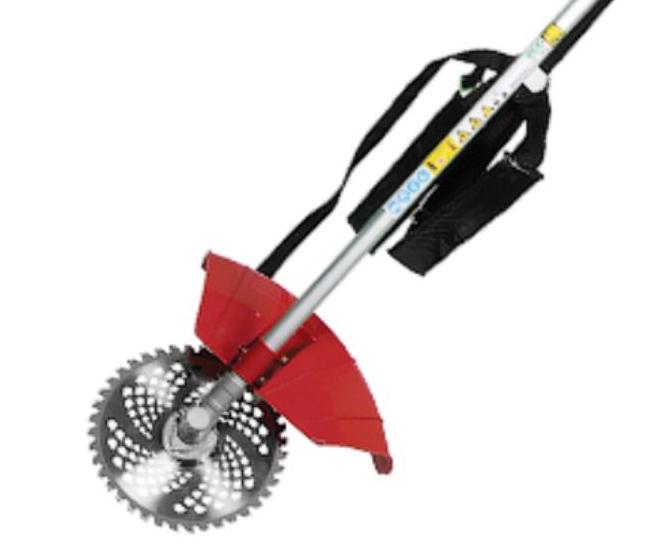 Мотокоса ECO GTP-185C с пильным диском и головкой