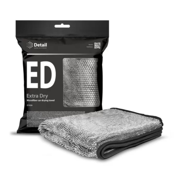 Полотенце микрофибровое для сушки кузова Detail ED "Extra Dry", 50х60 см