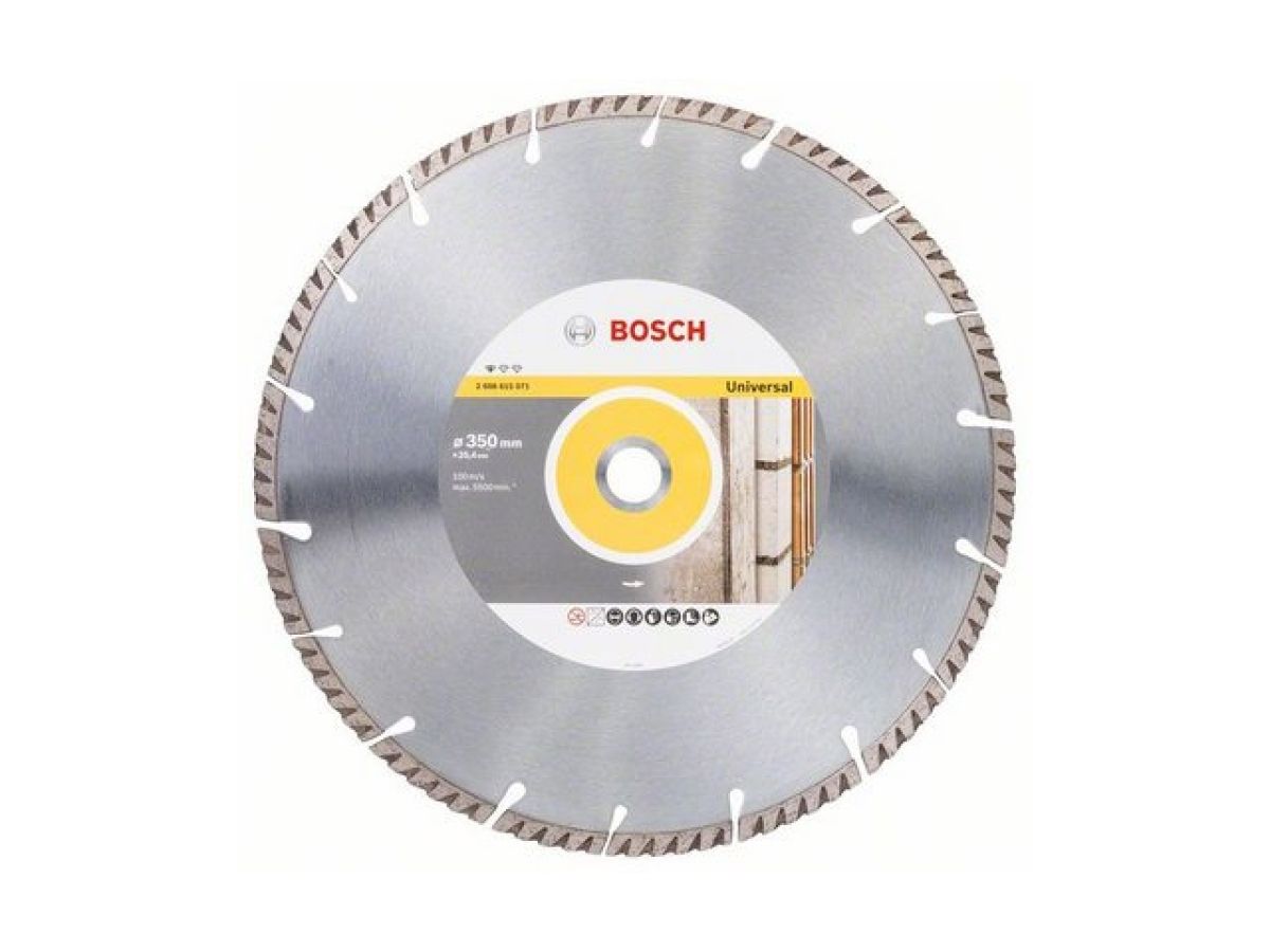 Алмазный круг 350х25.4 мм BOSCH Turbo STANDARD FOR UNIVERSAL (сухая резка)