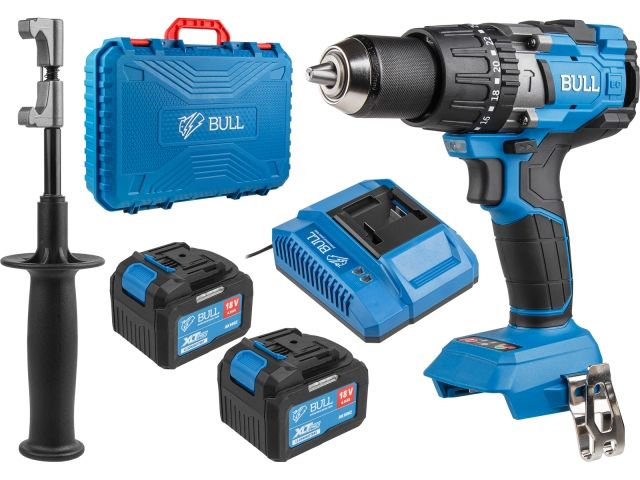 Аккум. дрель-шуруповерт BULL SR 1805 в чем. XLTpro (2 х 6Ач)