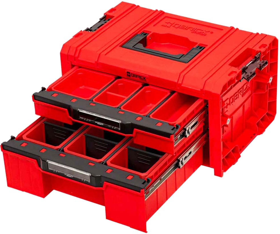 Набор ящиков для инструмента Qbrick System PRO Drawer Workshop SET 3 2.0 RED Ultra HD