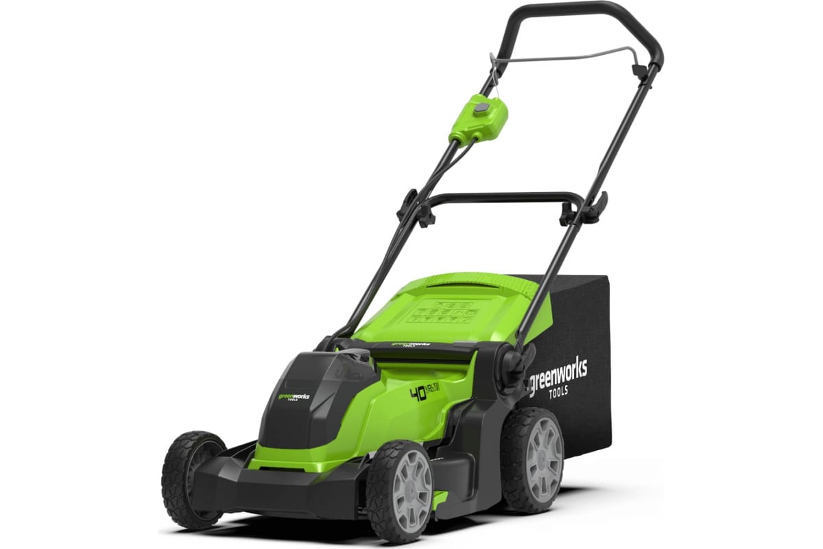 Аккумуляторная газонокосилка Greenworks G40LM41