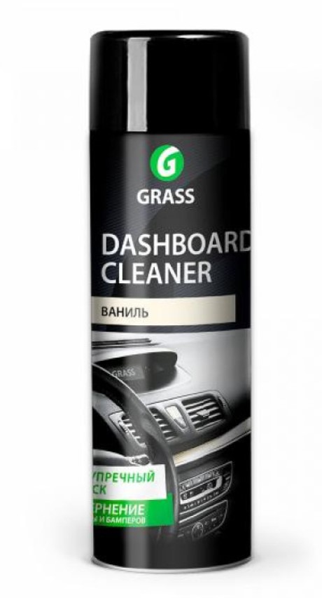 Полироль-очиститель пластика GraSS "Dashboard Cleaner" (ваниль), 650мл