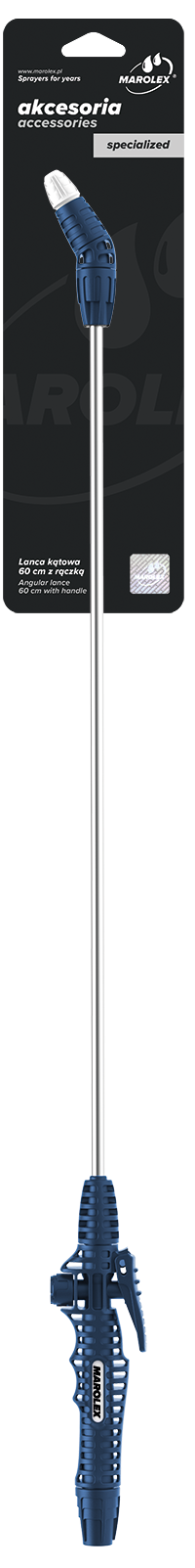 Штанга угловая Marolex 60 см с рукояткой Alka line