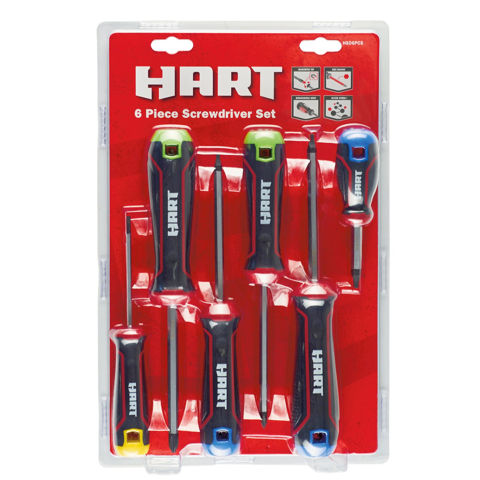 Набор отверток HART HSD6PCS (6 шт.)