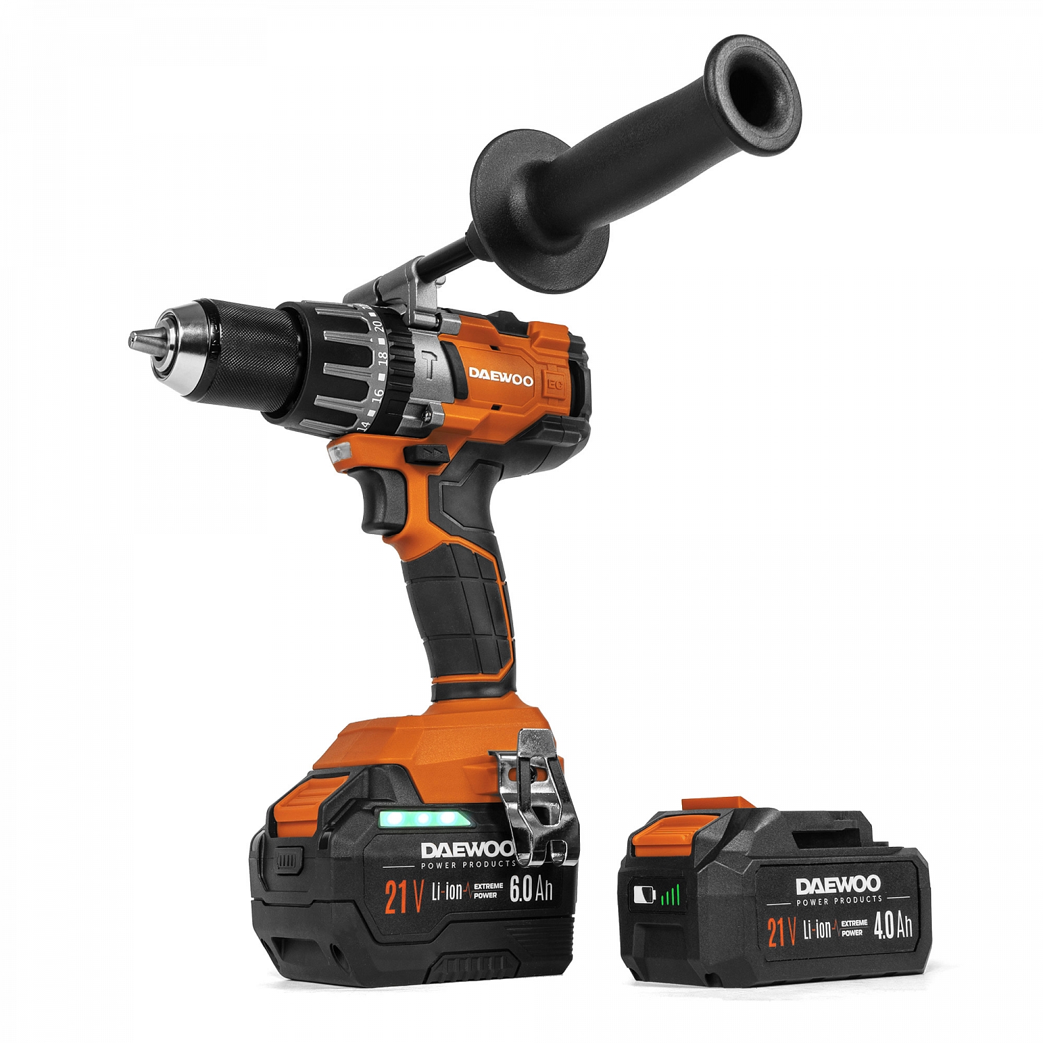 Дрель-шуруповерт ударная аккумуляторная DAEWOO DAA 2161Li (АКБ и ЗУ)