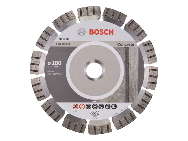 Алмазный круг 180х22,23мм бетон Best (BOSCH)