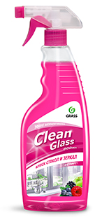 Средство для стекол и зеркал GraSS "Clean Glass" (лесные ягоды). 600 мл.