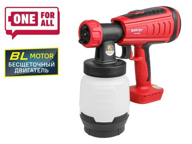 Аккум. краскораспылитель WORTEX CPS 1808 в кор. ALL1 XLT SOLO