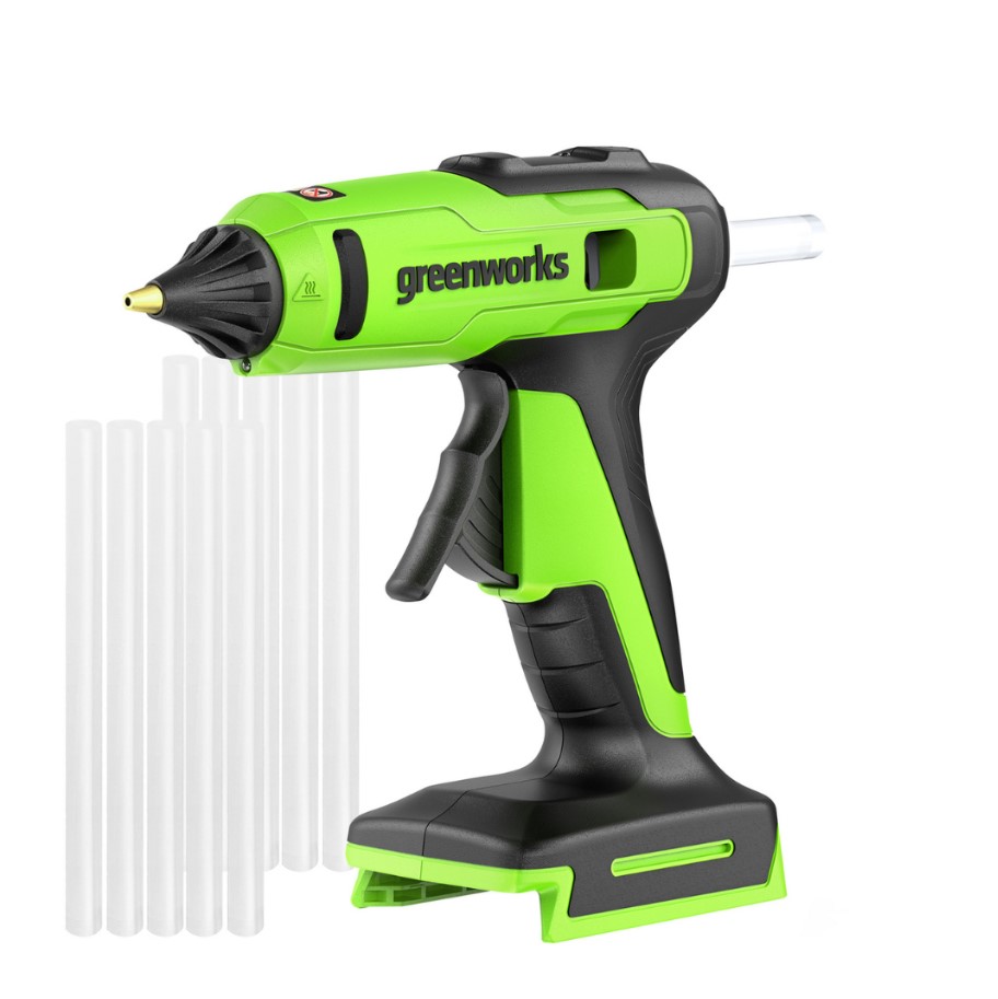 Пистолет клеевой аккумуляторный Greenworks G24GLG 24V (без АКБ и ЗУ)