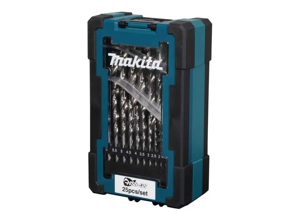 Набор сверл по металлу ц/х Makita HSS-G 25 шт. (1-13 мм, шаг 0.5 мм)