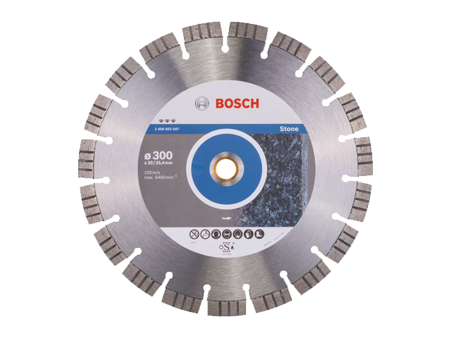 Алмазный круг 300х20мм камень  Best (BOSCH)