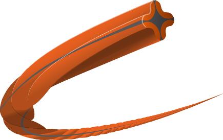 Шнур кордовый 2,0x112 Whisper Twist Husqvarna (бесшумный, ProPolimer)