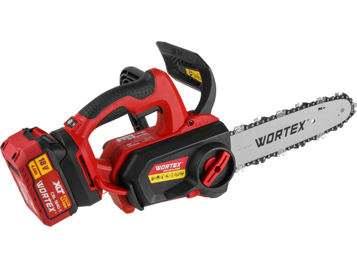 Аккумуляторная цепная пила WORTEX CEC 2518-3 в чем. ALL1 XLT SET
