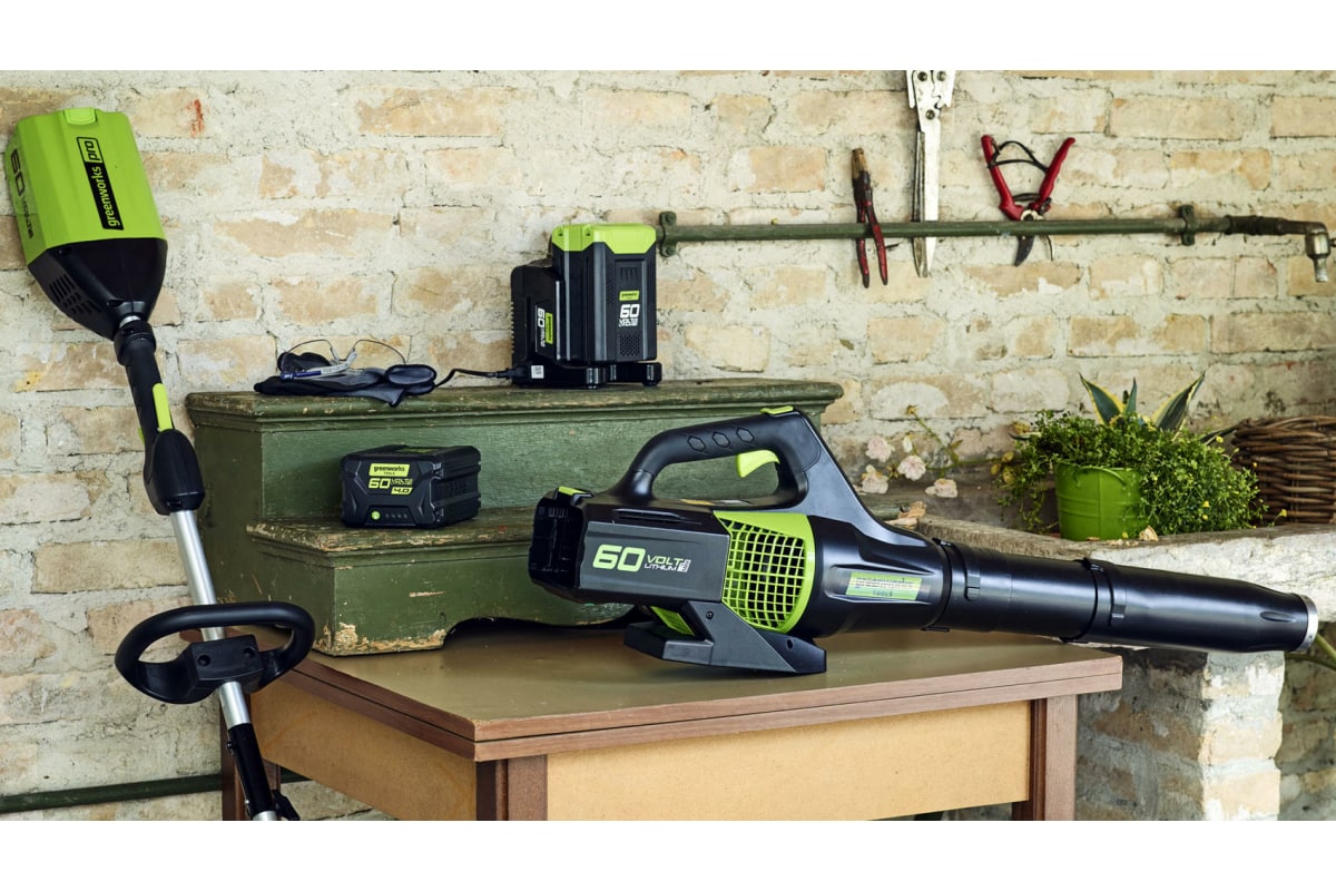 Аккумуляторный бесщеточный триммер Greenworks GD60LT