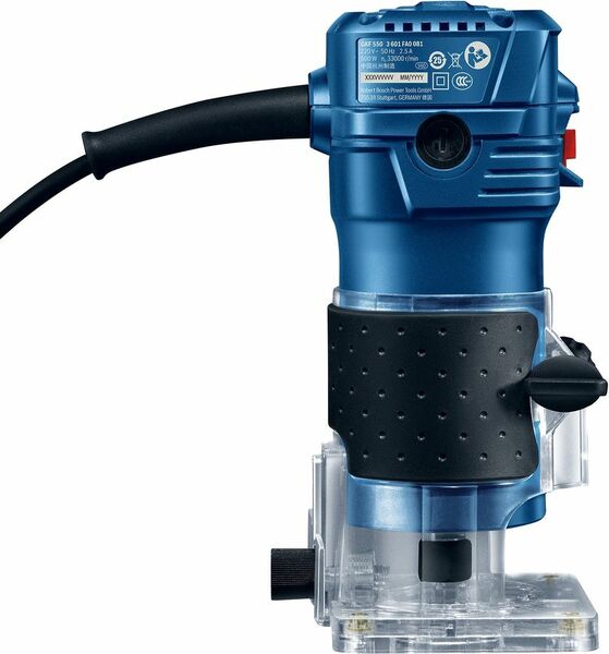 Фрезер кромочный Bosch GKF 550 в кор. + аксессуары