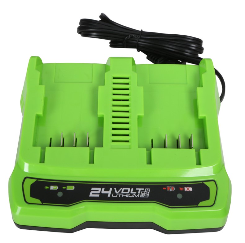 Зарядное устройство на 2 слота Greenworks G24X2UC2 24В