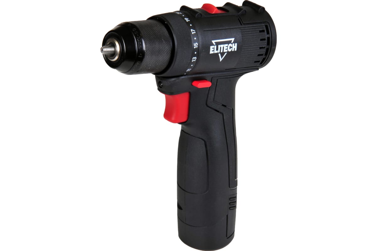 Аккумуляторная дрель-шуруповерт Elitech ДА 10.8БЛ2