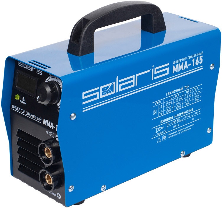 Сварочный инвертор Solaris MMA-165 (MMA-165)