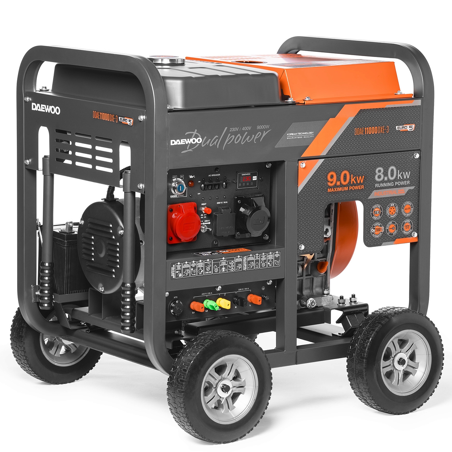Дизельный генератор DAEWOO DDAE 11000DXE-3 (2024)