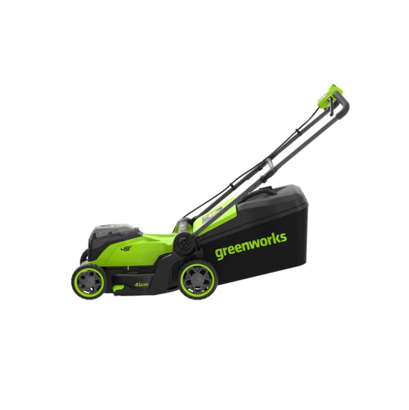 Аккумуляторная газонокосилка Greenworks GD24X2LM411 2×24V (без АКБ и ЗУ)