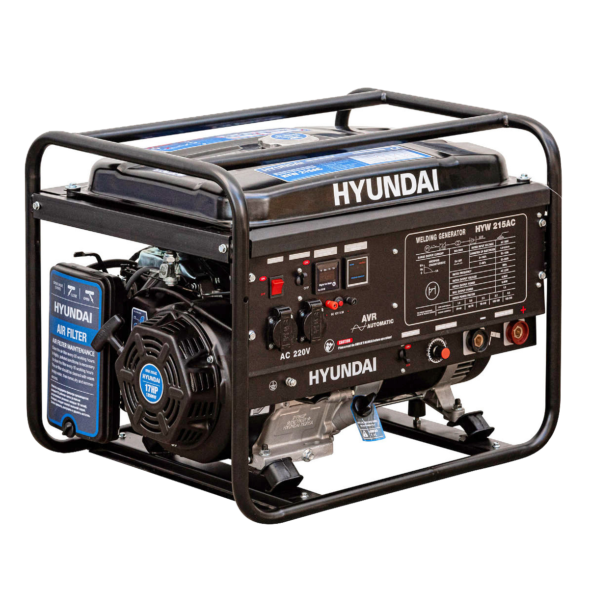 Генератор бензиновый сварочный HYUNDAI HYW215AC