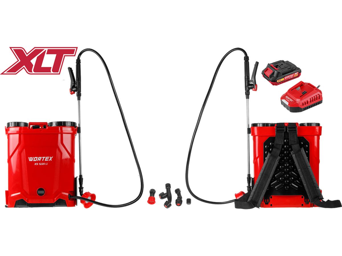 Аккум. опрыскиватель WORTEX KS 1220 Li ALL1 XLT SET (АКБ 2Ач + ЗУ)