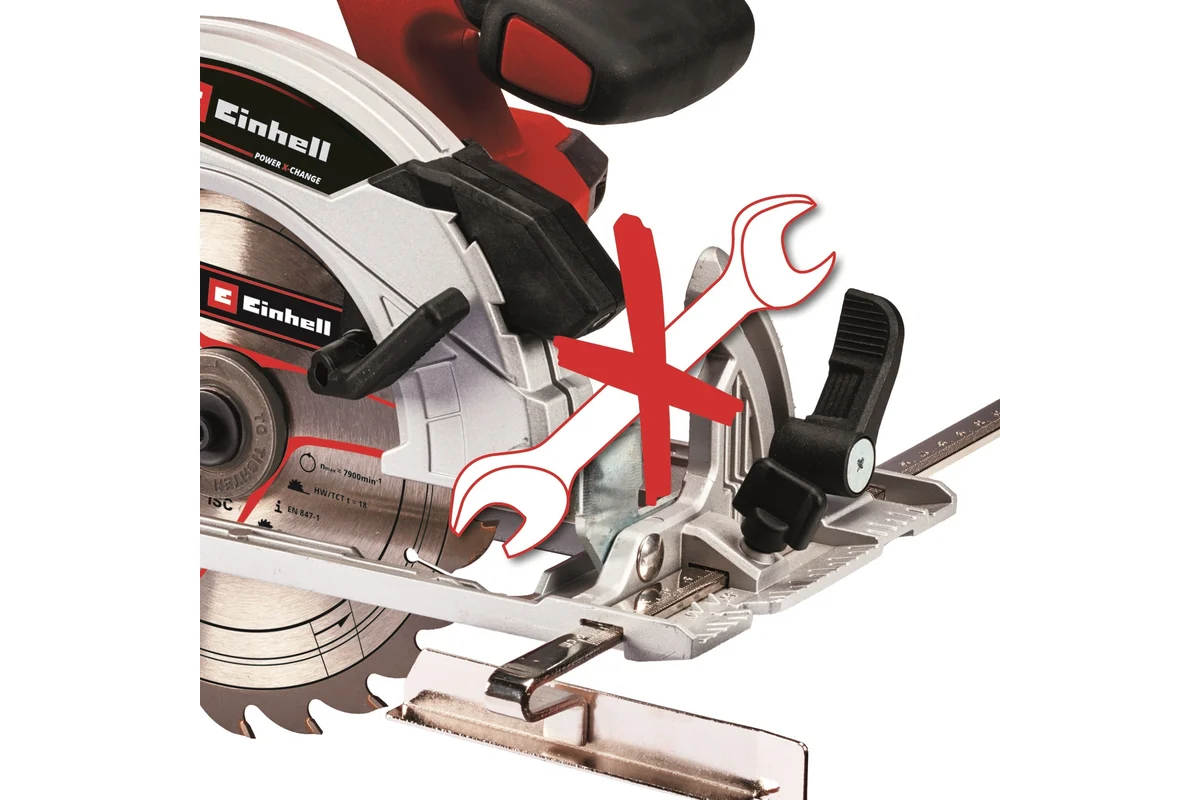 Циркулярная пила аккумуляторная Einhell TE-CS 18/165-1 Li - Solo