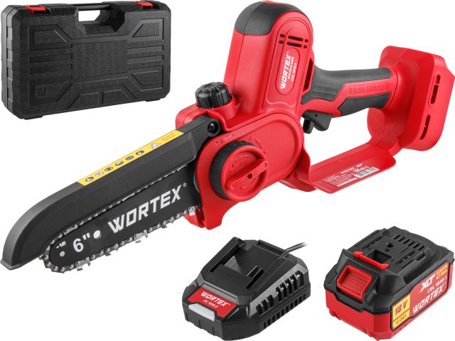 Аккумуляторная мини-пила WORTEX CEC 2518-2 в чем. ALL1 XLT SET
