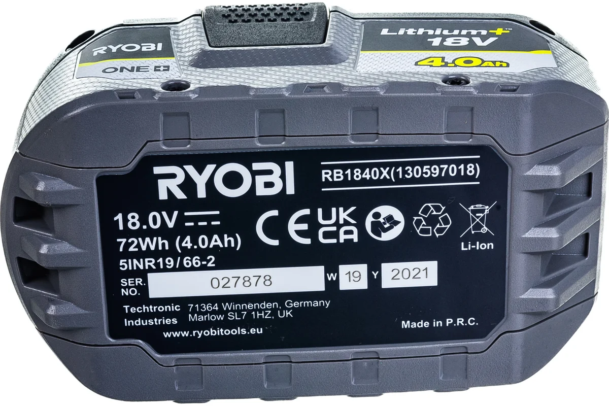 Аккумулятор Ryobi RB1840X