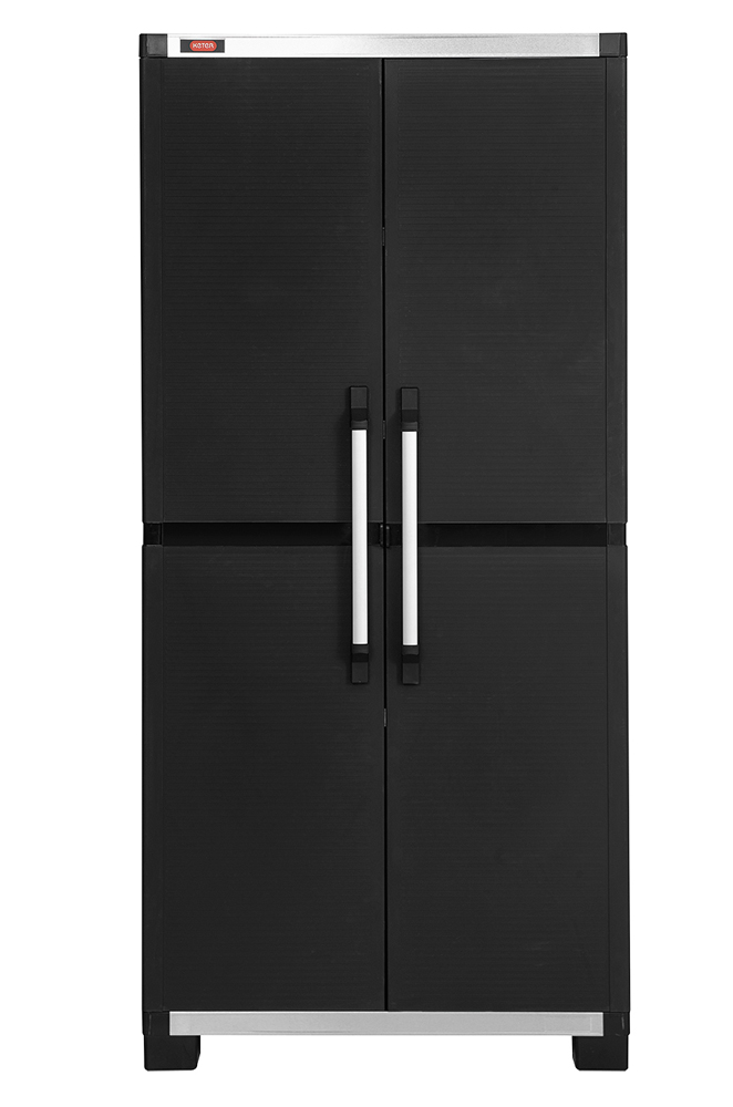 Шкаф уличный Keter XL PRO TALL UTILITY высокий (черный)