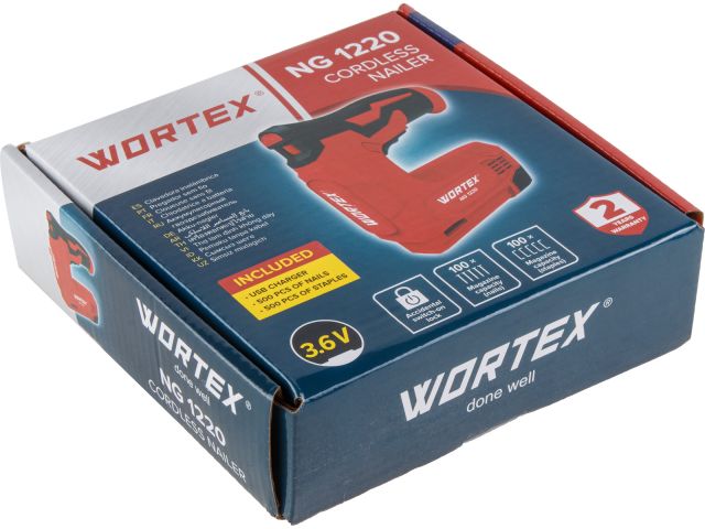 Аккумуляторный гвоздезабиватель WORTEX NG 1220 в кор.