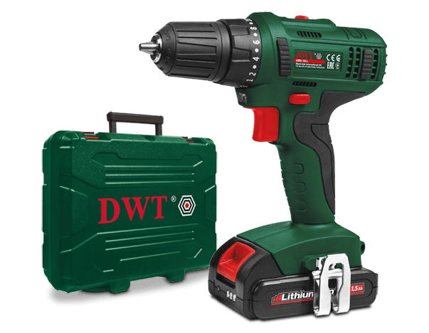 Дрель-шуруповерт аккумуляторная DWT ABS-18 L-2 BMC