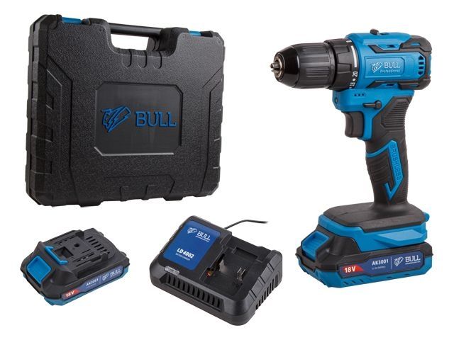 Аккум. дрель-шуруповерт BULL SR 1804 в чем. XLTpro